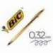 Boligrafo Bic Cristal Celebration Oro 0,4 mm Tinta Azul