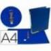 Carpeta Liderpapel carton forrado Color System A4 azul 