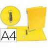 Carpeta Liderpapel carton forrado Color System A4 amarillo