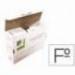 Caja archivo definitivo q-connect folio carton reciclado cierre con lengueta 255x360x100 mm.