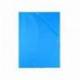 Carpeta Liderpapel gomas Folio carton forrado Pvc azul