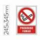Señal Syssa prohibido fumar