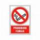Señal Syssa prohibido fumar