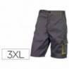 Bermuda de trabajo DeltaPlus gris talla 3XL