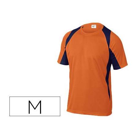 Camiseta manga corta DeltaPlus naranja talla M