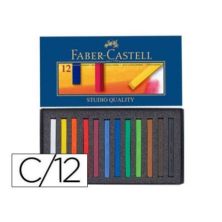 Tiza Faber Castell 12 unidades surtidos