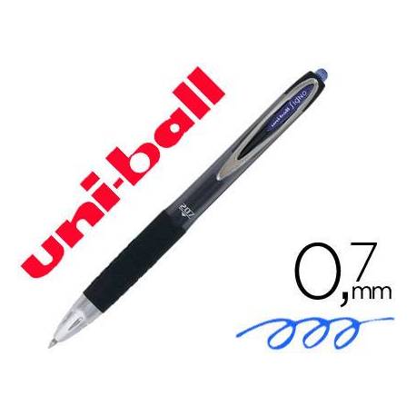 Boligrafo Uni-Ball roller UMN-207 azul trazo 0,4 mm