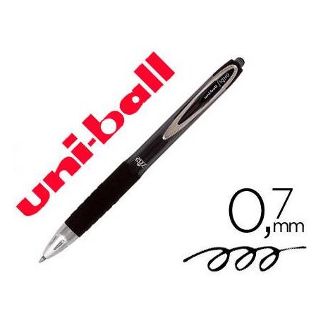 Boligrafo Uni-Ball roller UMN-207 negro trazo 0,4 mm
