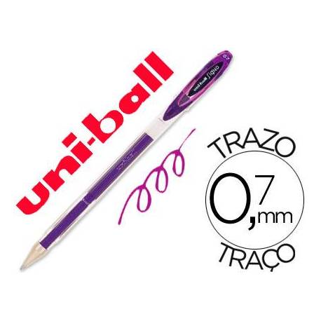 Boligrafo Uni-Ball roller UM-120 signo violeta