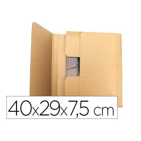 Caja para embalar Libros de tamaño 40x29x7,5Cm . marca Q-Connect