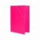 Carpeta de gomas Liderpapel fucsia folio