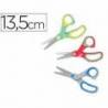 Tijera escolar Liderpapel 13,5cm soft ergonomica