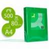 Papel color Q-connect A4 80g/m2 pack 500 hojas Verde intenso