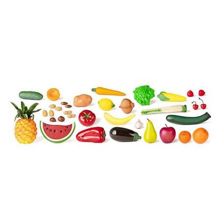 Juego de imitacion Frutas hortalizas y frutos secos a partir de 3 años marca Miniland
