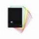 Cuaderno Oxford Ebook 8 A4+ Negro y Turquesa Tapa Plastico Cuadricula 5 mm