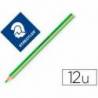Lapices Fluorescentes Staedtler Triangular Top Star Verde Caja 12 unidades