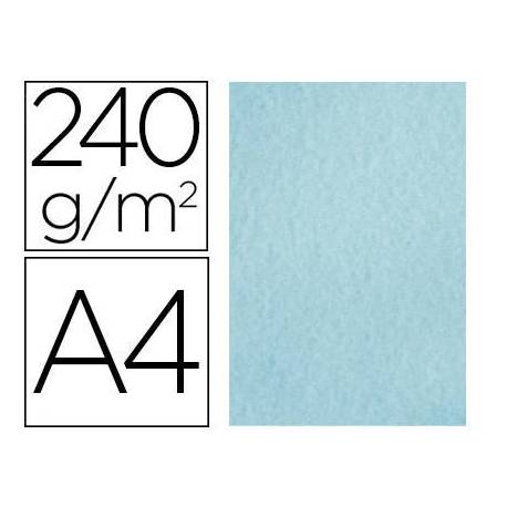 Papel Pergamino Liderpapel DIN A4 240g/m2 Azul Pack de 25 Hojas