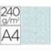 Papel Pergamino Liderpapel DIN A4 240g/m2 Azul Pack de 10 Hojas Con Bordes