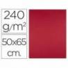 Cartulina Liderpapel Rojo Navidad 50x65 cm 240 gr Paquete 25 unidades