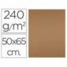 Cartulina Liderpapel Marrón escolar 50x65 cm 240 gr Paquete 25 unidades