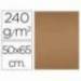 Cartulina Liderpapel Marrón escolar 50x65 cm 240 gr Paquete 25 unidades