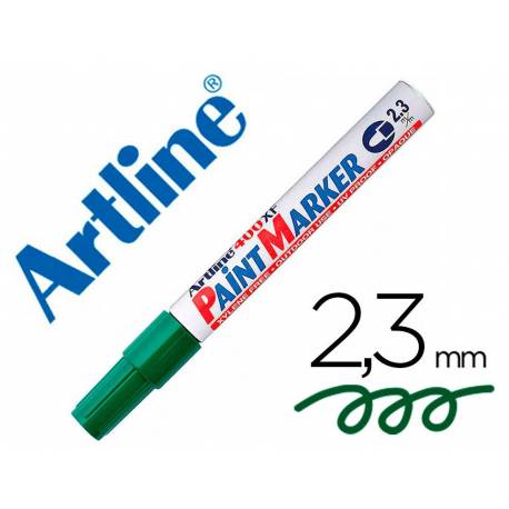 Rotulador Permanente Verde Artline EK-400 Punta Redonda 2.3 mm
