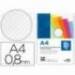 Tapa de Encuadernacion Ondulada Polipropileno Liderpapel DIN A4 Transparente 0.8mm pack 50 uds
