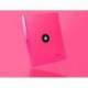 Carpeta 4 anillas 25mm Liderpapel Antartik A4 rosa carton forrado