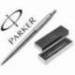 BOLIGRAFO MARCA PARKER JOTTER ACERO CT TINTA AZUL