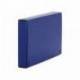 Carpeta de Proyectos Pardo Folio Cartón forrado con Broche Lomo 30mm Azul