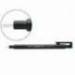 Portagomas TowBow con goma negra redonda negro