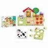 Puzzle a partir de 2 años Animales 1-5 marca Goula