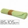 Bolsa basura amarilla 85x105cm uso industrial galga 110 rollo de 10 unidades