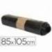 Bolsa basura industrial biznaga negra 85x105cm galga 120 rollo 10 unidades
