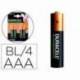 Pila Duracell recargable Staycharged AAA 900 mah blister de 4 unidades