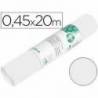 Rollo adhesivo Liderpapel Aironfix brillo blanco