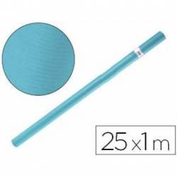 Bobina papel tipo kraft Liderpapel 65 g/m² 25 x 1 m azul turquesa