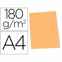 Subcarpeta cartulina Gio Din A4 naranja pastel 180 g/m2