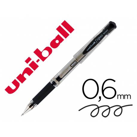 Boligrafo Uni-ball 153 Signo Broad negro 0,6 mm