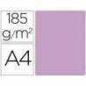 Cartulina Guarro din A4 lila 185 gr paquete 50 hojas