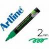 Rotulador Artline EPW-4 para pizarra tipo tiza Color Verde bolsa de 4 rotuladores