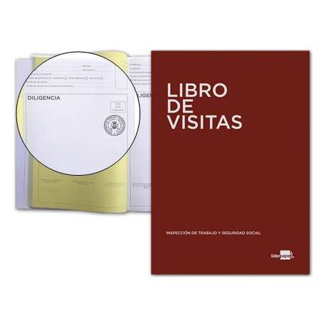 Libro Registro de visitas castellano y tamaño Din A4