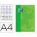 Bloc espiral Oxford Din A-4 extradura microperforado verde 80 hojas