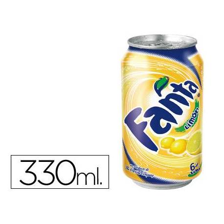 Refresco Fanta limon lata 330 ml