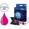 Cartucho Brother magenta LC-1280XLMBP mfc-j6510dw mfc-j6710dw mfc-j6910dw.