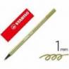 Rotulador Stabilo pen 68/63 Verde Tierra 1 mm