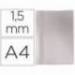 Carpeta termica GBC Pvc y cartulina color blanco 1,5 mm pack 100 unidades