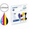 Cartucho Brother LC-970 (LC-970VALBP) pack negro cian magenta amarillo