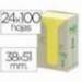 Bloc de notas adhesivas quita y pon recicladas en torre post-it 38 x 51 mm 24 blocs 653 reciclado