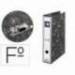 Archivador de palanca Liderpapel Classic Black y Grey 2 Anillas
